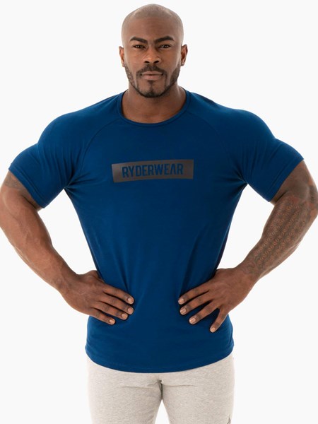 Ryderwear Base T-Shirt Marinblå | ZFO-319408