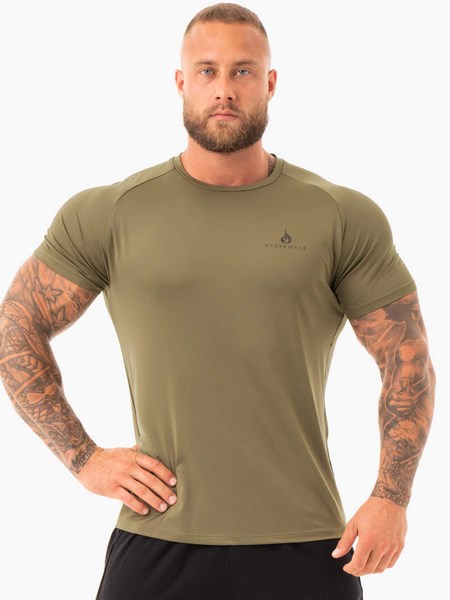 Ryderwear Breeze T-Shirt Khaki | RXH-385106