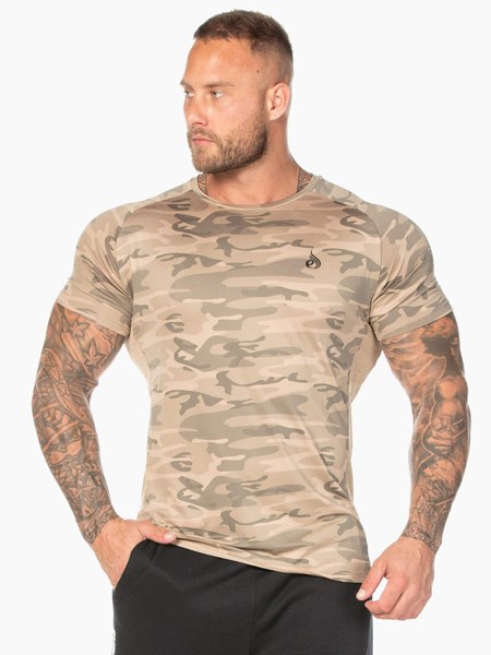 Ryderwear Camo Mesh T-Shirt Camo | MCE-213590