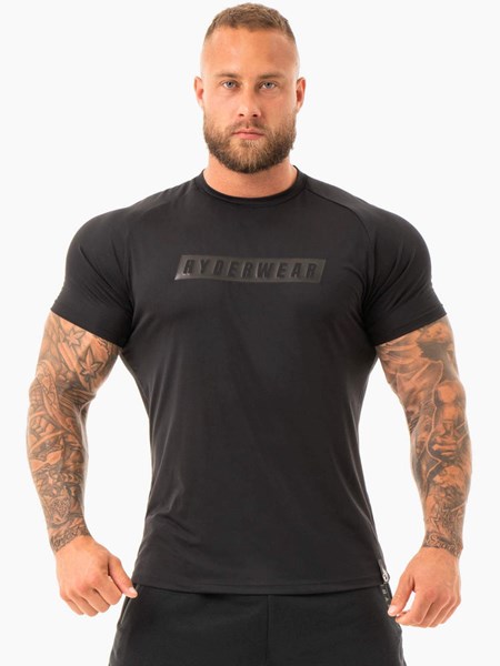 Ryderwear Combat T-Shirt Svarta | IUH-074532