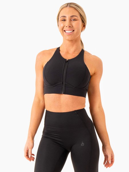 Ryderwear Critical High Impact Sports Bra Svarta | GCU-841230