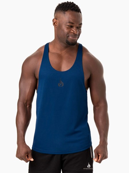 Ryderwear Define Mesh T-Back Blå | QGF-068142