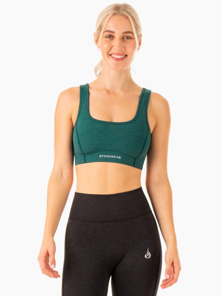 Ryderwear Enhance Seamless Sports Bra Teal | BKW-139654