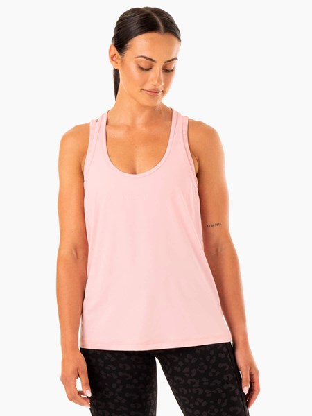 Ryderwear Evolution Racer Back Tank Rosa | IAY-392651