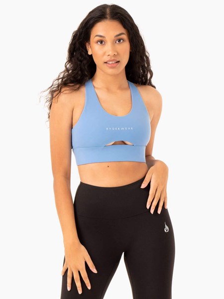 Ryderwear Focus Contour Sports Bra Blå | IRW-327089