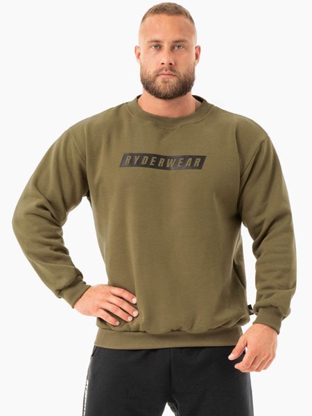 Ryderwear Force Pullover Khaki | LAM-720938