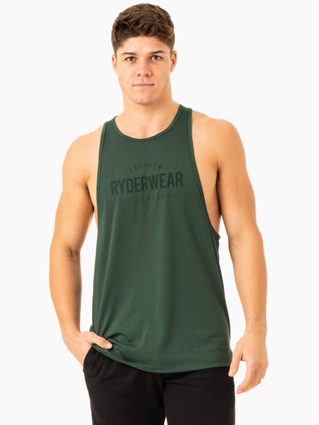 Ryderwear Heritage Baller Tank Gröna | SHK-241768