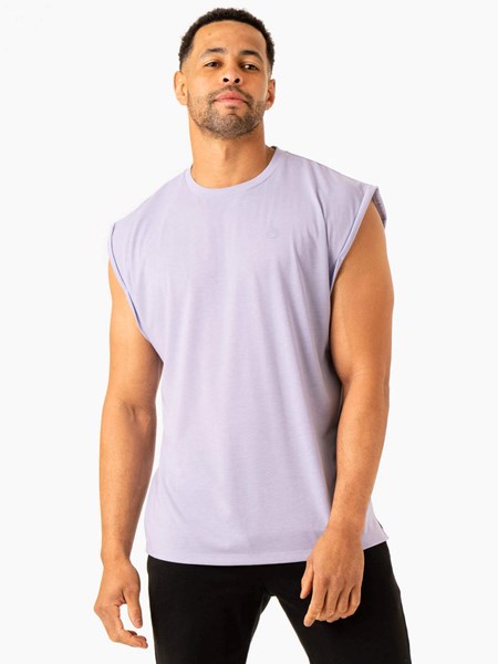 Ryderwear Heritage Breda Cut Tank Lavendel | LAM-890625