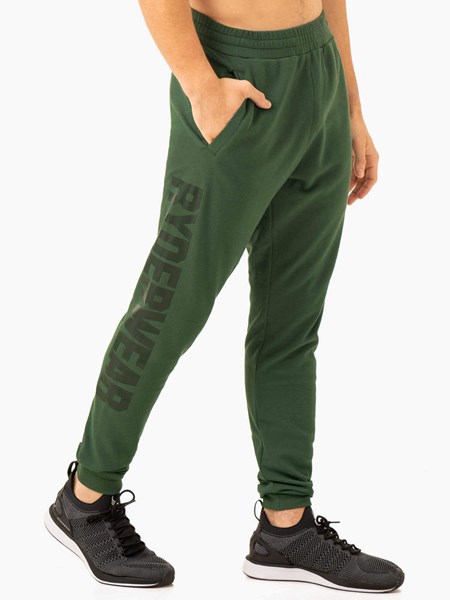 Ryderwear Heritage Fleece Track Pants Gröna | DJY-492765