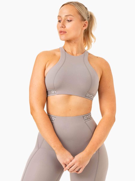 Ryderwear Level Up High Impact Sports Bra Grå | ORN-597640