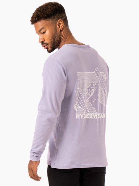 Ryderwear Lift Long Sleeve T-Shirt Lavendel | VFT-439126