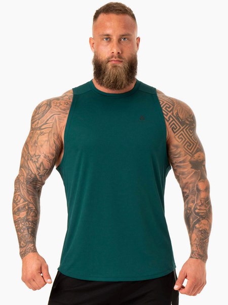 Ryderwear Lift Mesh Baller Tank Emerald | TVR-953042