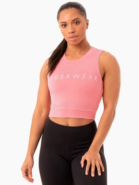 Ryderwear Motion Crop Top Rosa Rosa | OTP-275068