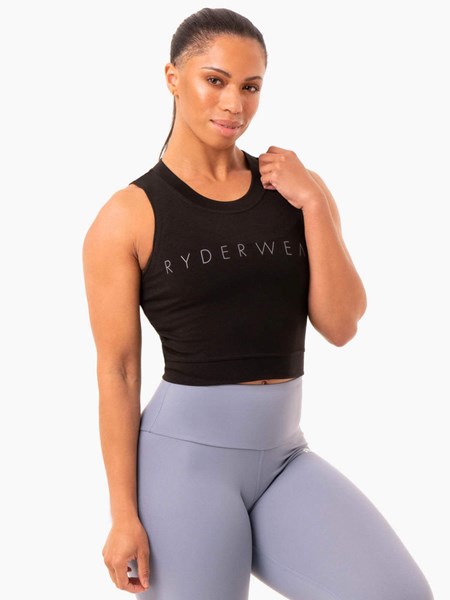 Ryderwear Motion Crop Top Svarta | EDN-490167