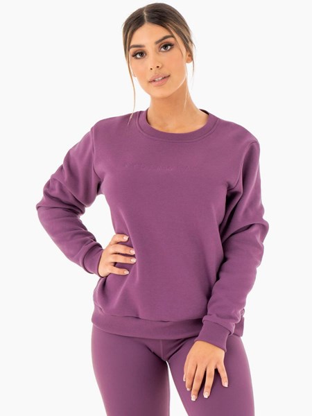 Ryderwear Motion Oversized Tröja Lila | SFI-594126