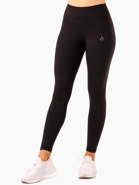 Ryderwear Movement High Waisted Pocket Leggings Svarta | QPW-082965