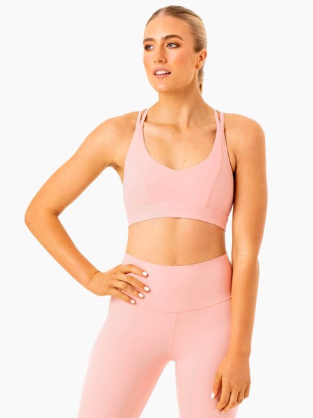 Ryderwear NKD Align Sports Bra Rosa | NMG-486072