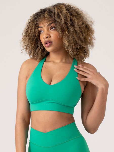 Ryderwear NKD Cross Over Sports Bra Gröna | QGU-930451