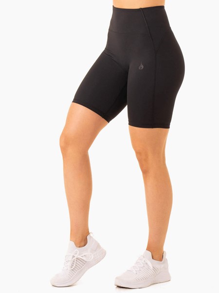 Ryderwear NKD Frame High Waisted Bike Shorts Svarta | UMB-408365