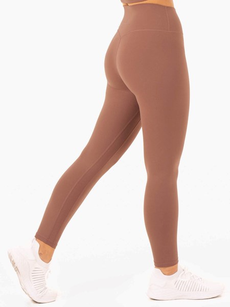 Ryderwear NKD Refine High Waisted Leggings Mocha | EZT-731452