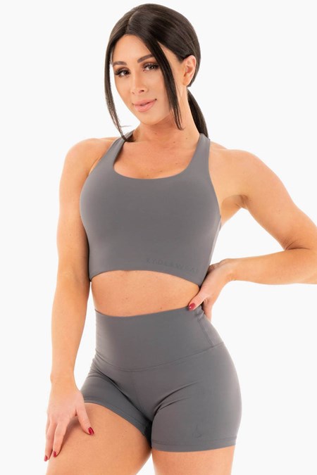 Ryderwear NKD Sports Bra Charcoal | YSV-483751