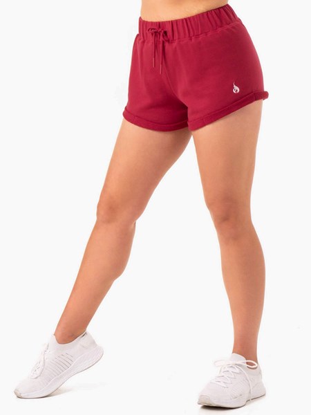 Ryderwear Off Duty Fleece Shorts Vinröda | TJC-690742