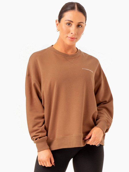 Ryderwear Recover Lätta Tröja Mocha | WDB-218370