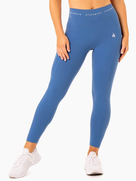 Ryderwear Reflex High Waisted Leggings Blå | NGJ-064583