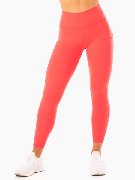 Ryderwear Reset High Waisted Pocket Leggings Watermelon | WJS-915634