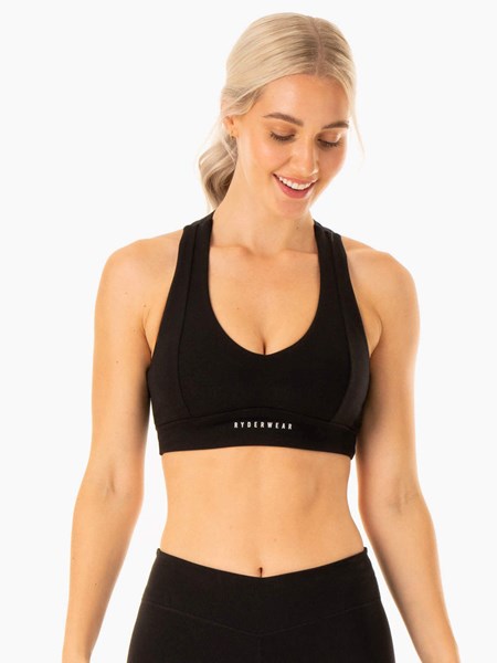 Ryderwear Revival Sports Bra Svarta | IVL-219308