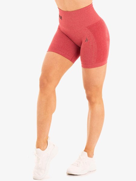 Ryderwear Seamless Staples Shorts Röda | FIP-415207