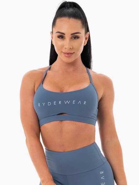 Ryderwear Staples Sports Bra Blå | YOA-603194