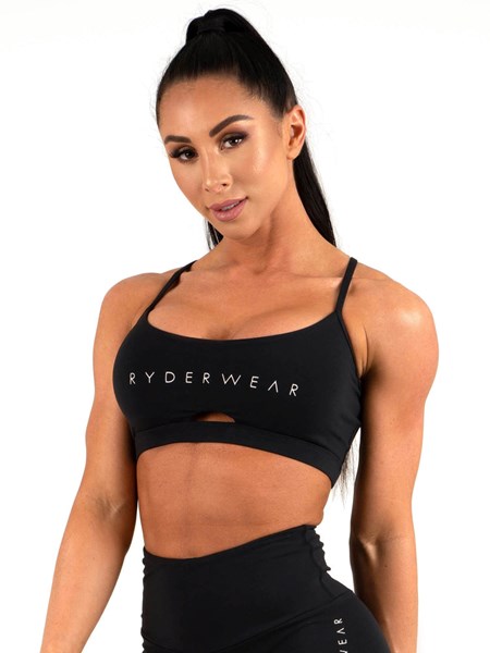 Ryderwear Staples Sports Bra Svarta | CQJ-481037