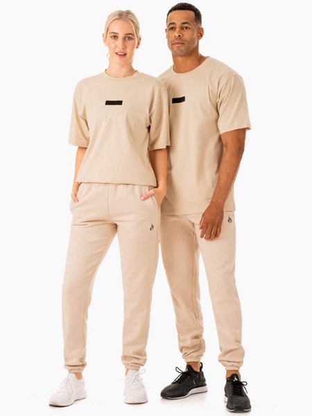 Ryderwear Unisex Track Pants Sand | FWA-051264